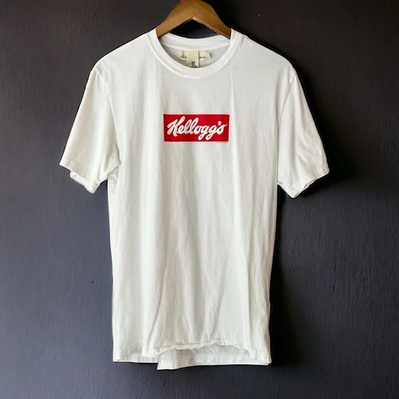 H&M Shirts Hm Kelloggs Logo White Tshirt M Poshmark